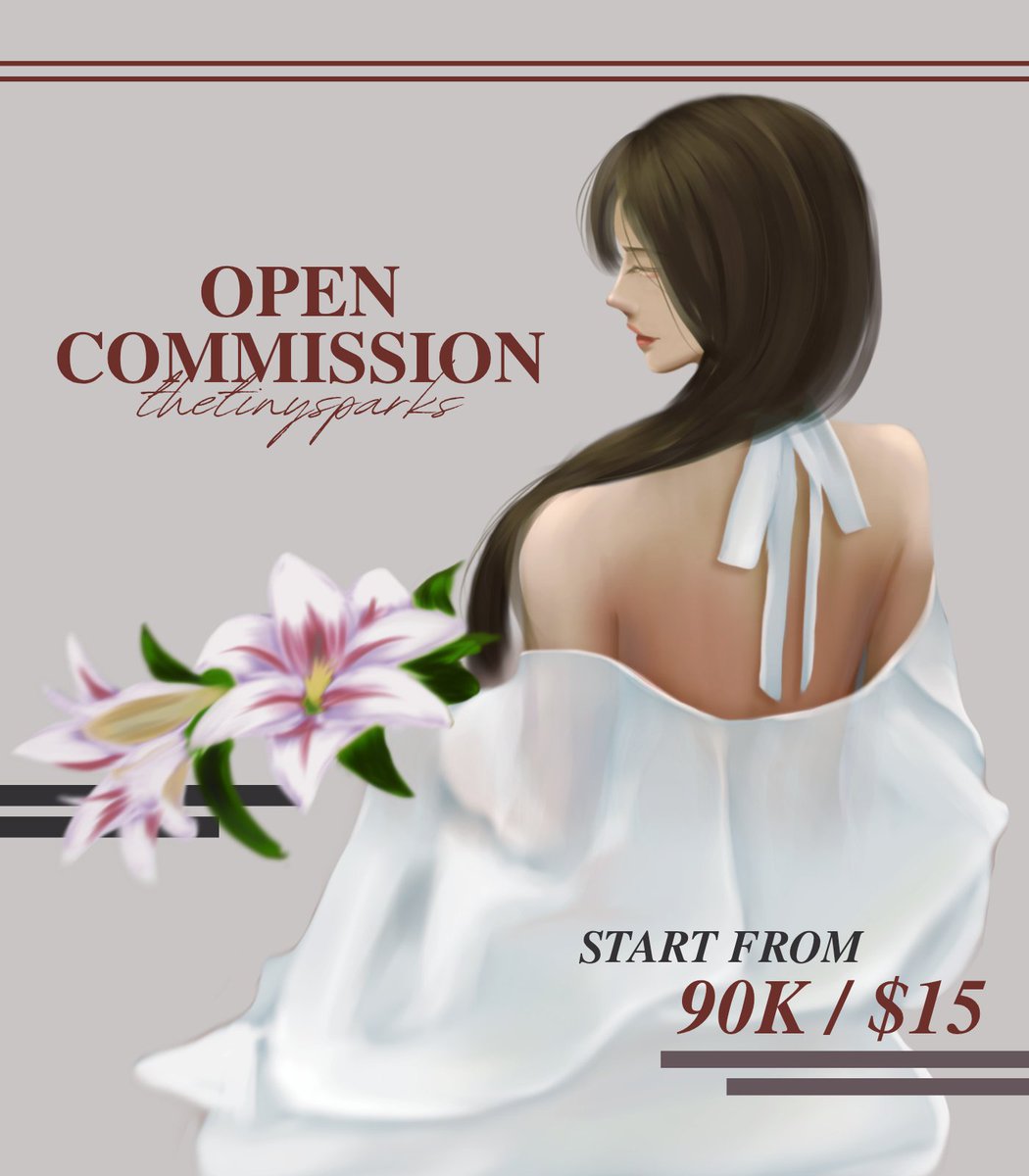 thetinysparks's tweet image. 〖⟳ &amp;amp; ♡ are very appreciated 🫶🏻〗
Commissions Open!

Hi! I'm opening semi-realism commissions for Local &amp;amp; Intl.
Feel free to check the details in the sheet below.

If you're interested, feel free to reach out via DM.
#opencommission #commissionopen