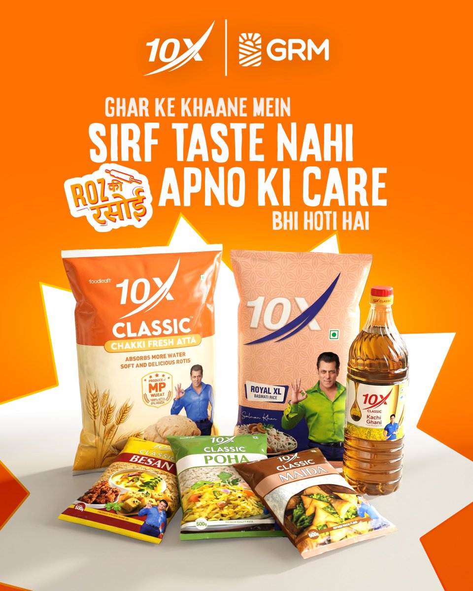 worldof10x's tweet image. Ghar ke khaane mein sirf taste nahi…
apno ki care bhi hoti hai. ❤️
Har bite mein pyaar,
har din Roz Ki Rasoi. ✨

#RozKiRasoi #10X #GharKaKhaana #ApnoKiCare