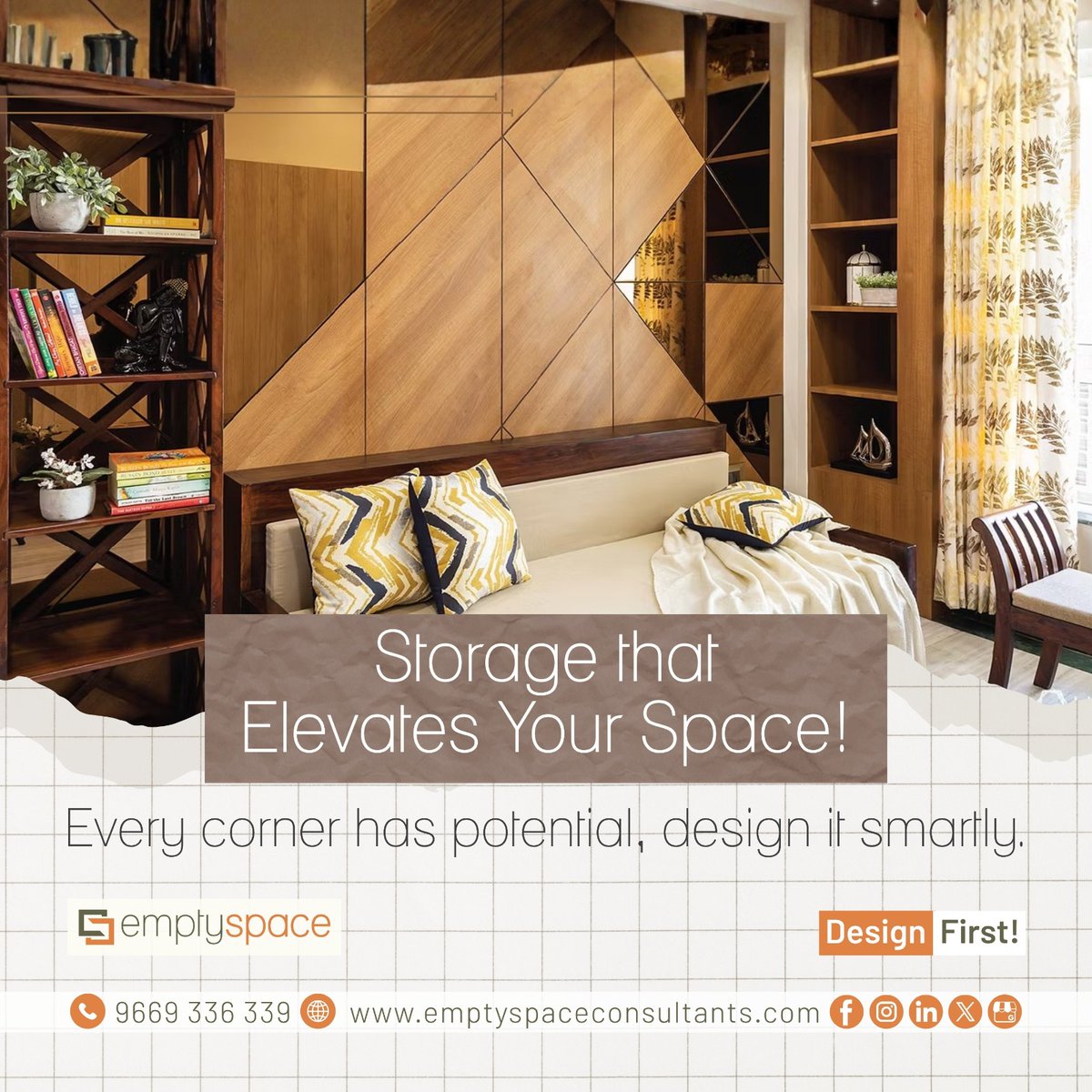 The_EmptySpace_'s tweet photo. Storage that elevates your space ✨

Smart design = Better living.
Every corner matters.
.
#InteriorDesign #SmartLiving https://t.co/GKFCV0yzY3