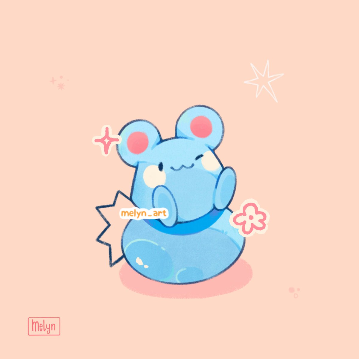 🩵; baby azurill loves blue ⊹ ˖ֹ