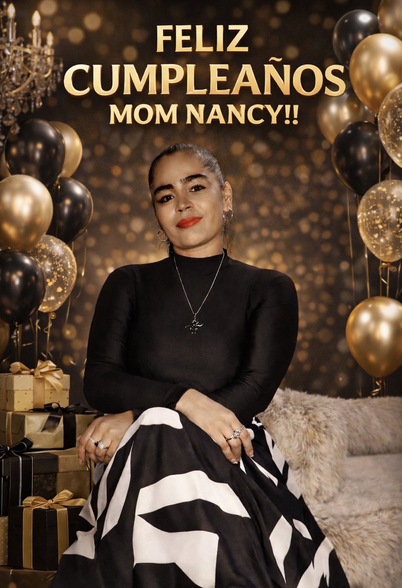 Mom Nancy feliz cumpleaños!! 

Que este y todos los días de tu vida estén llenos de bendiciones, que siempre te sobren los motivos para sonreír y ser muy feliz.

<a href="/nanccyglez/">Nancy gonzalez</a> , gracias por todo, eres una gran inspiración para nosotros, te admiramos y queremos muchísimo!