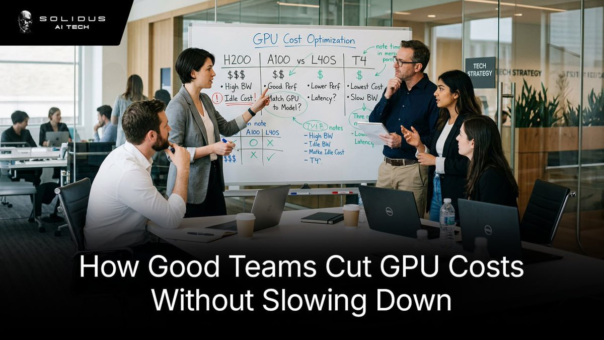 How Good Teams Cut GPU Costs Without Slowing Down! Most teams try to ...