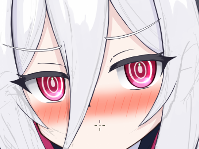 瞳孔がうまくかけない・・😑