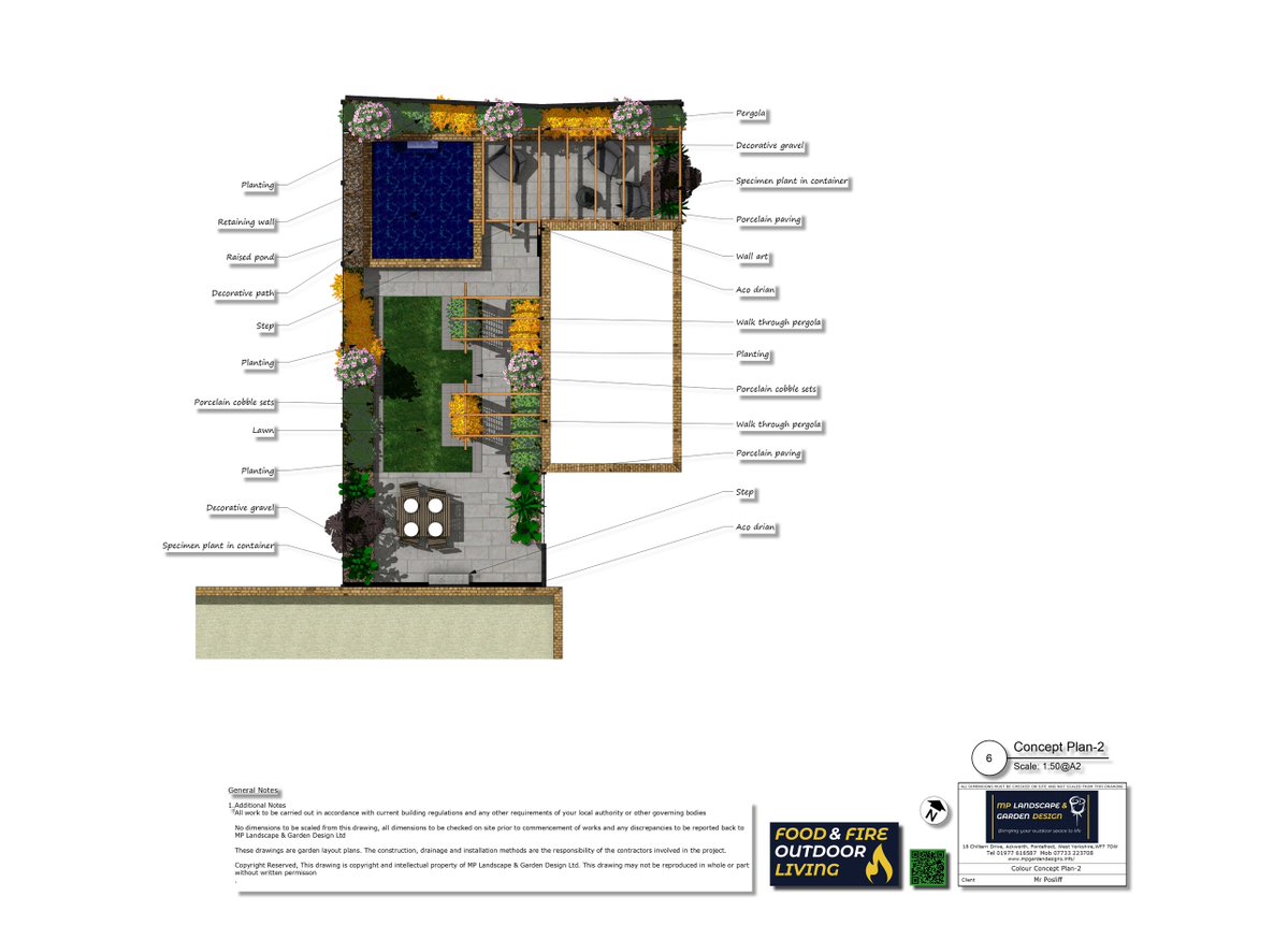 mpgardendesigns's tweet image. I designed a modern, structured rear garden in Pontefract centred on a raised pond to give the space presence and clear flow from the house to the boundary.  wix.to/eYtpJIl #gardendesign #landscapedesign