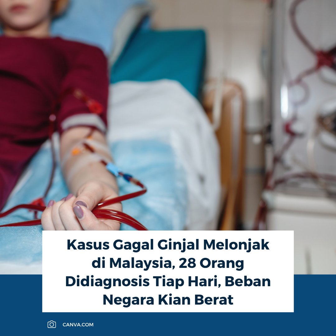 kompascom's tweet image. "Setiap hari, 28 warga Malaysia didiagnosis menderita gagal ginjal dan harus memulai perawatan dialisis," kata Menteri Kesehatan Malaysia, Dzulkefly Ahmad.

Baca selengkapnya: kompas.com/tren/read/2026…

~RK #malaysia #gagalginjal
