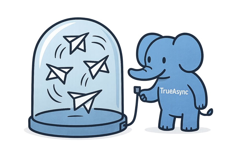 Edmondif143061's tweet photo. One of the common problems in #asynchronous programming is coroutines accidentally "forgotten" by the developer. They are launched, perform work, but nobody monitors their lifecycle. This can lead to resource leaks, incomplete operations, and hard-to-find bugs. For stateful applications, this problem is significant.
https://t.co/Aq6nyYmnxy
#php #async