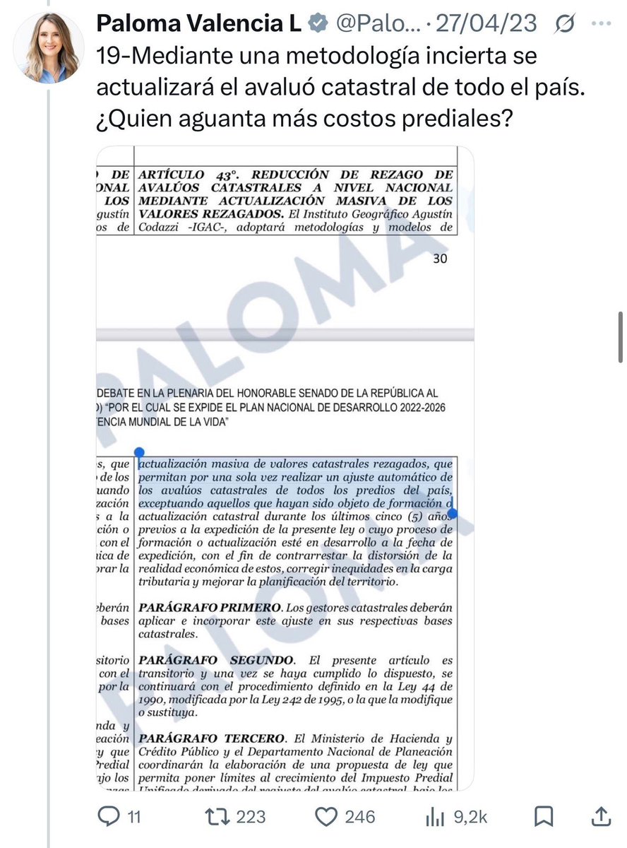 Paloma Valencia L tweet media