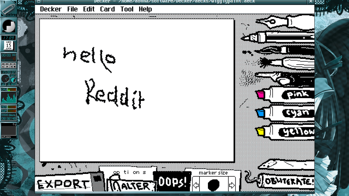 bot_unixporn's tweet image. [WindowMaker] A WindowMaker rice I made! It's based off of Homura Akemi. I'm.. not really satisfied with the color palette, but whatever floats the dockapps' boat.
Link: redd.it/1sm3xdt

#unixporn #linux #screenshot