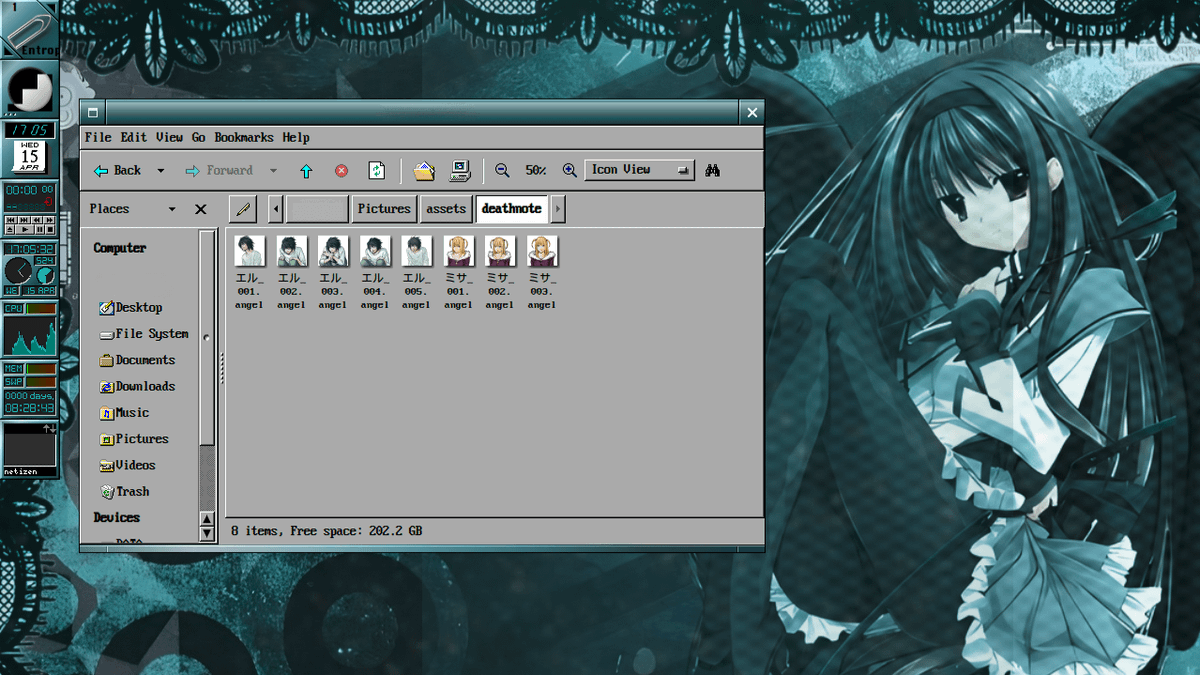 bot_unixporn's tweet image. [WindowMaker] A WindowMaker rice I made! It's based off of Homura Akemi. I'm.. not really satisfied with the color palette, but whatever floats the dockapps' boat.
Link: redd.it/1sm3xdt

#unixporn #linux #screenshot
