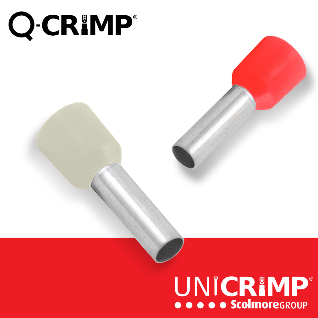 Unicrimp's tweet image. New product launches!

We’ve expanded our Q‑Crimp range with new bootlace ferrules 16mm &amp;amp; 35mm sizes for safe, clean cable terminations.
Plus, our new white grommet strip edge trim offers compact, durable cable protection with a smooth professional finish.
 #CableManagement