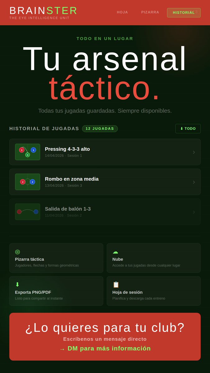 fernandosb9's tweet photo. Necesito entrenador para testar esta herramienta. 
El DM lo tengo abierto. https://t.co/MMtwz23A3z
