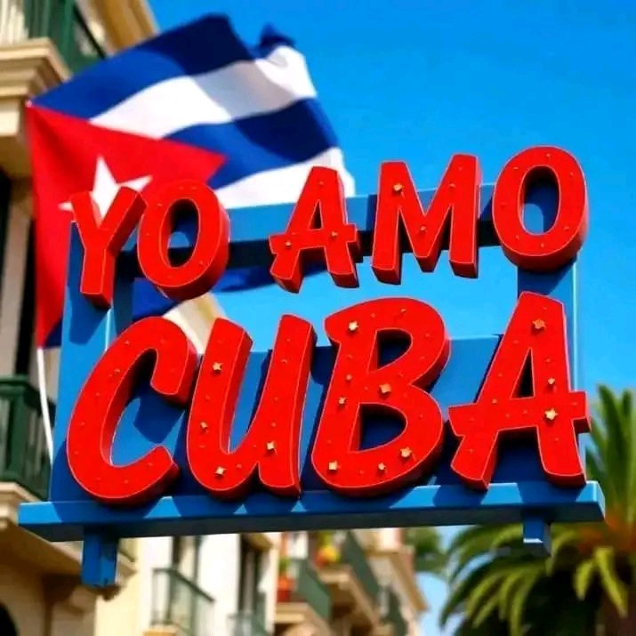 🇨🇺❤️ Yo amo a Cuba ❤️🇨🇺  
Amar a Cuba es honrar su bandera, su historia y la fuerza de su pueblo.    
 ¡Cuba es patria, es orgullo, es firmeza, es resistencia, es amor eterno!
#CubaEstáFirme
#GirónVictorioso
#SanctiSpíritusEnMarcha .