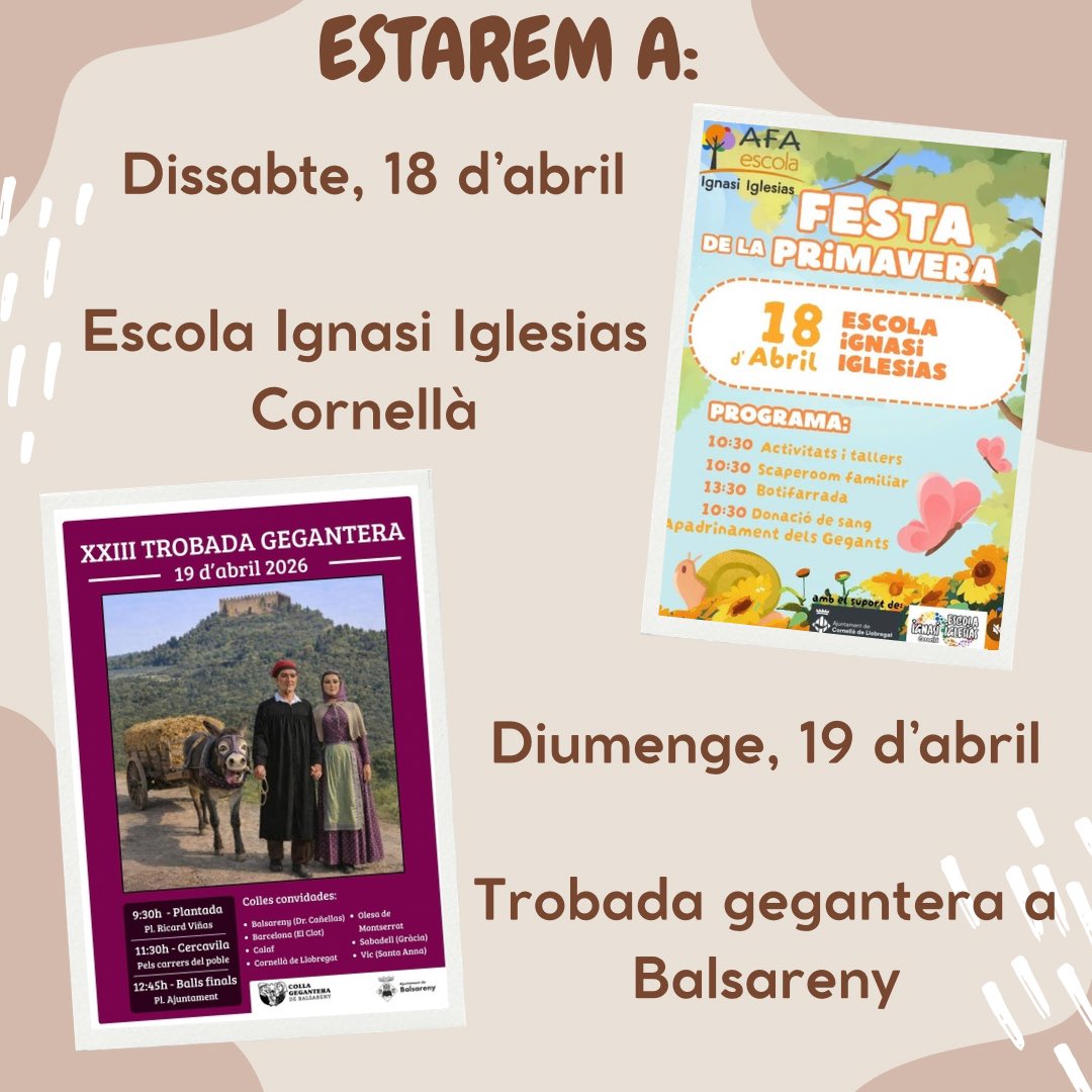 Gegants de Cornellà de Llobregat tweet media