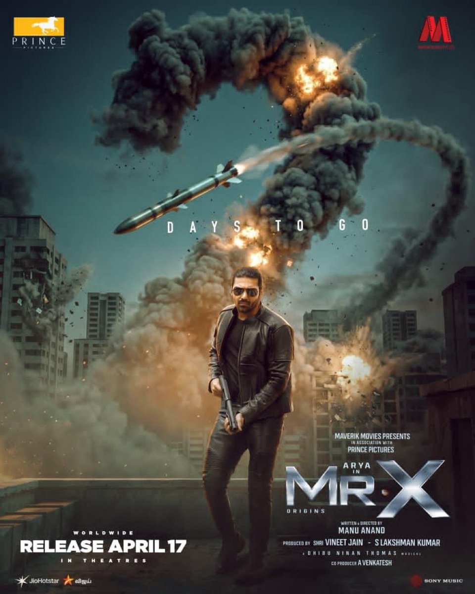 Karthikravivarm's tweet image. Just 2 Days left for an E"x"plosion 😦💥 #MrX - #Arya - #GauthamRamKarthik
