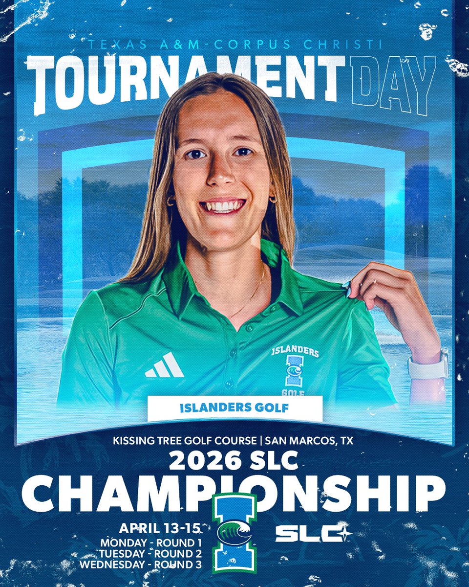 IslandersGolf's tweet photo. Final 18!

🆚 | SLC Championship
⛳ | Kissing Tree Golf Course
📍 | San Marcos, TX
🏌️‍♀️ | 8:50 a.m.
⭐ | https://t.co/SmkGWtmr5c
📊 | https://t.co/928lCW2xtg

#ShakasUp https://t.co/7GjUNnIIZC