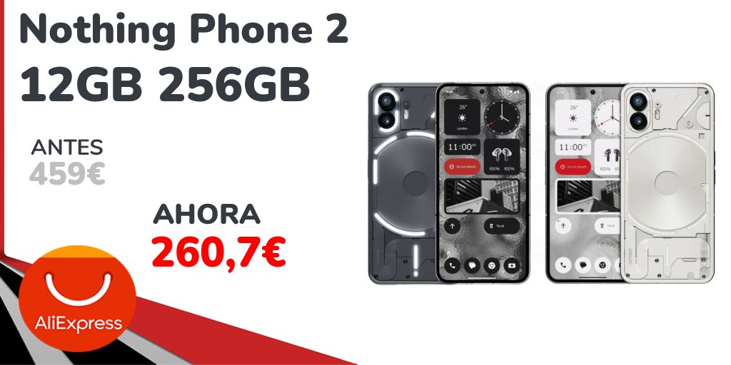 michollo's tweet image. 📱🔥 ¡NOTHING PHONE (2) a precio TOP! 🔥 Diseño transparente, luces LED únicas y potencia de gama alta… ¡por menos de 500€! 😱 ⚠️ ¡De los móviles más originales! 👇

▶️ michollo.to/CiVTS

#Chollos #Smartphone #Nothing #Ofertas #Tecnologia