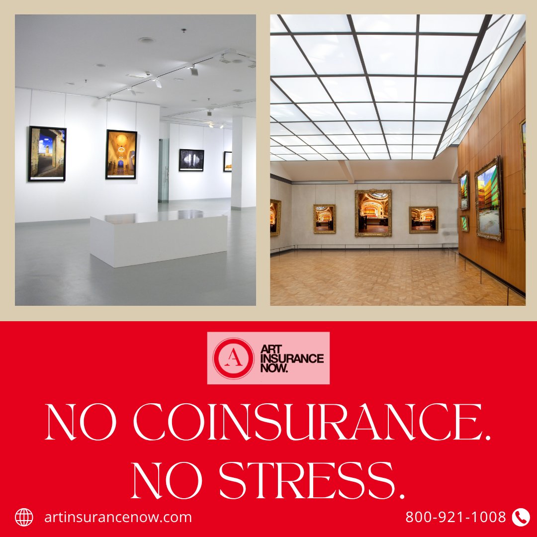 ArtInsuranceNow's tweet image. Insurance shouldn’t be complicated.
Our policies include a no coinsurance clause, so you can avoid unexpected gaps and focus on what matters: your art.

Simple coverage. Clear protection.
🌐 artinsurancenow.com | ☎ 800-921-1008
.
.
.
#ArtInsuranceNow #ArtInsurance