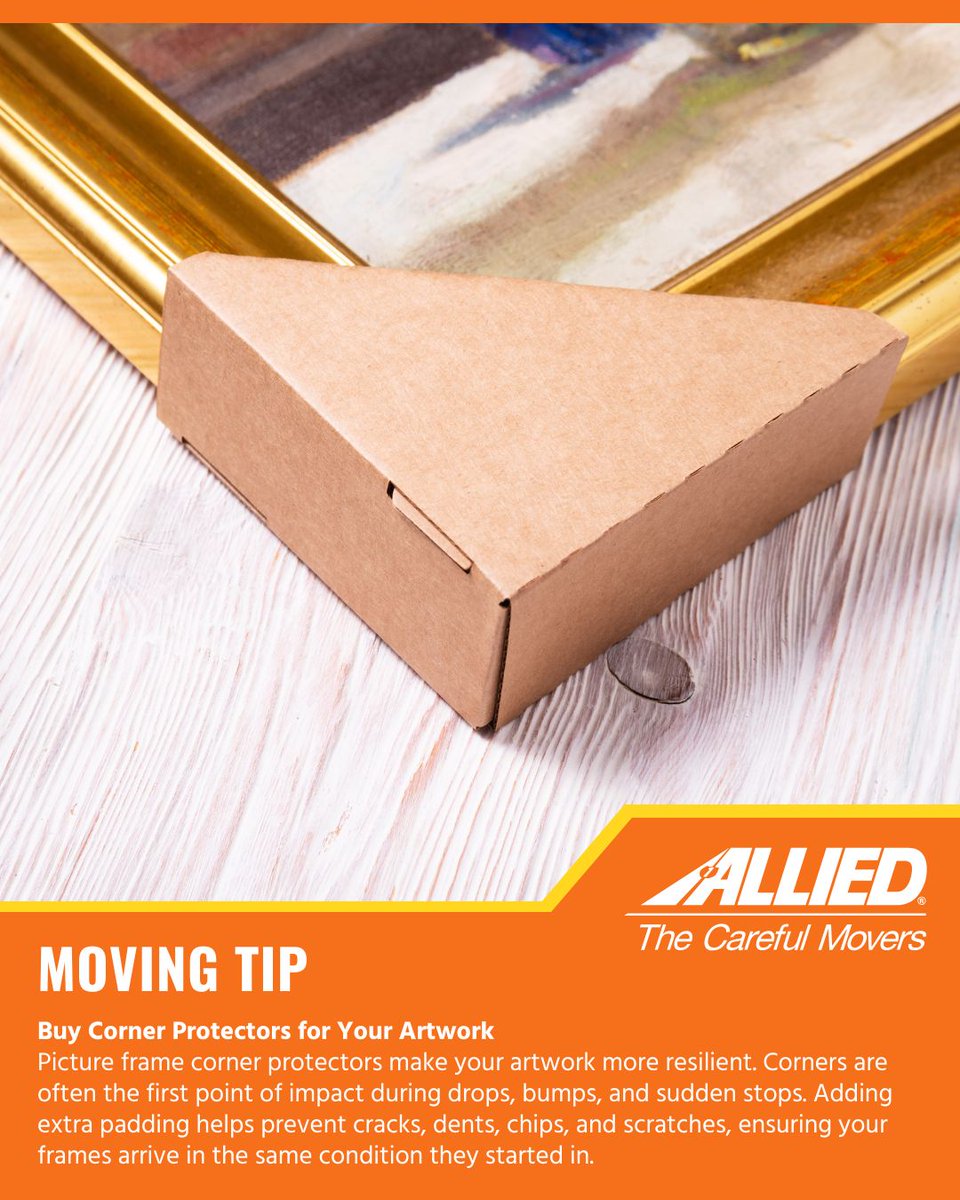 alliedvl's tweet image. World Art Day was created to highlight the important role artwork plays in our lives. It's a valuable addition to any home, which is why it always requires extra precautions, like corner protectors, to keep it safe during your move. #movingtip #moving #movingday #worldartday