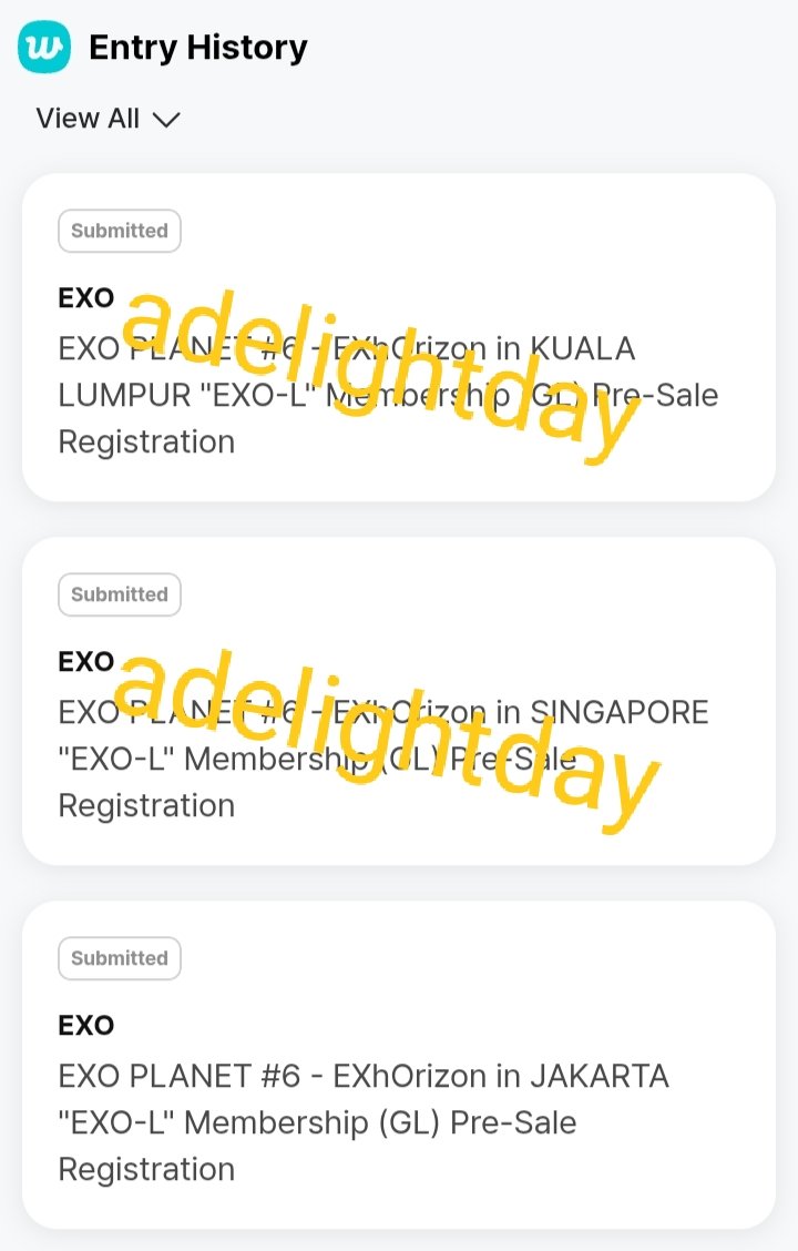 adelightday's tweet photo. wtr // open to rent
exo weverse GL membership for EXO PLANET 6 EXhOrizon in

✅ Kuala Lumpur
✅ Singapore

💸 idr 100k | rm 25 | sgd 8 | usd 7
💳 accept intl payment (INA Bank/Wise)

valid for one user
one code for up to 2 tix

dm for details https://t.co/B6NFYdlIvG