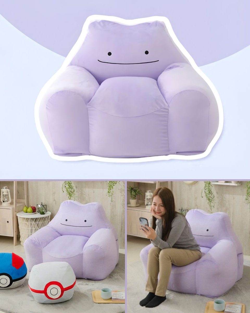 mecchaJP's tweet image. Pokémon - Beads Sofa Ditto 💜✨ Check it out at the link below!
🛑 buff.ly/oAuwqpx
#Pokemon #Ditto