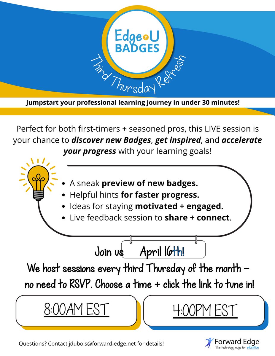 Edge•U Badges tweet media