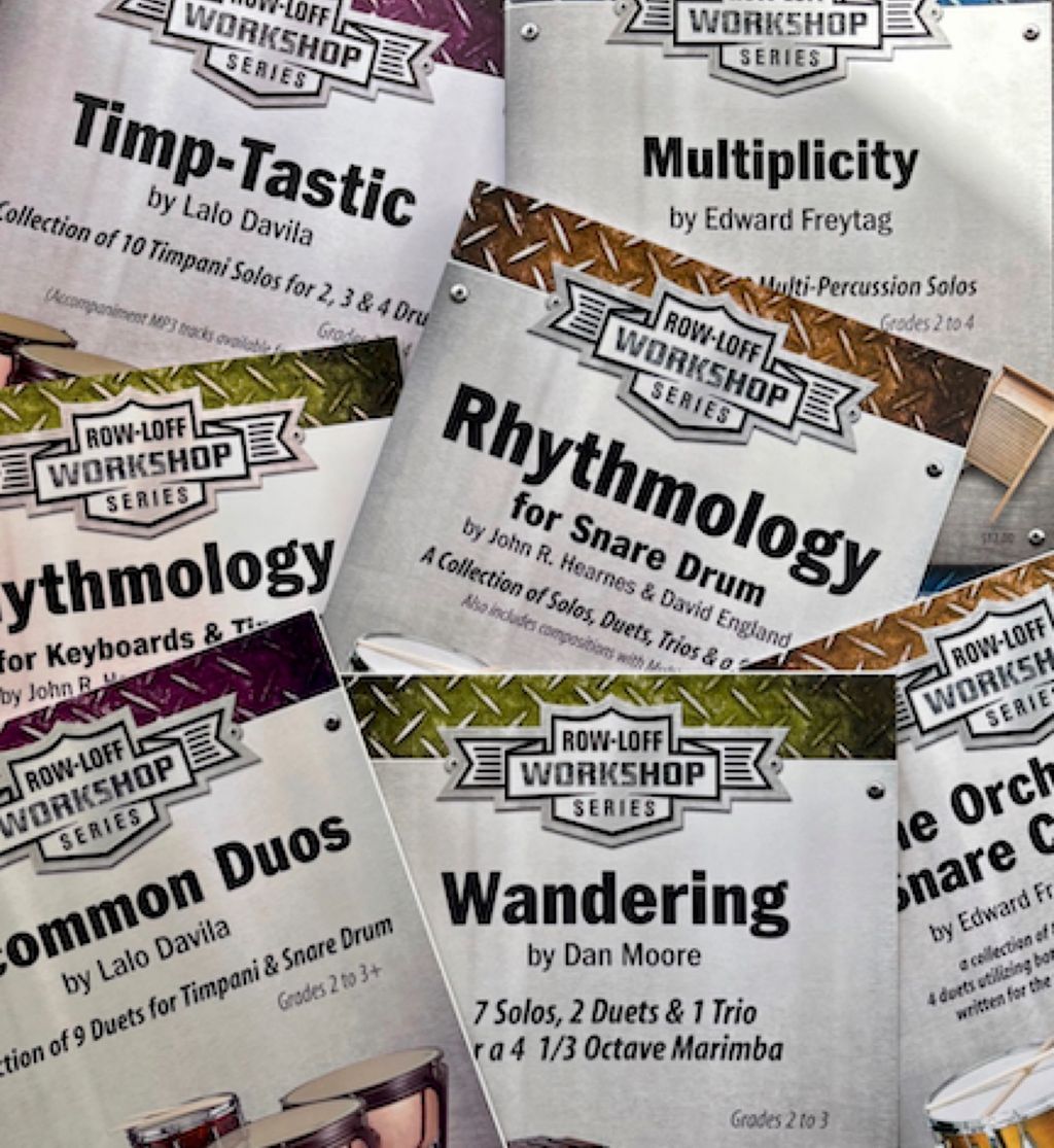 APRIL'S ROW-LOFF SPECIAL!

Buy any 3 books from our Workshop Series and receive a 4th for FREE!
This is great stepping-stone literature from RLP’s Toolbox Curriculum. 

rowloff.com/product-catego…
rowloff.com/product/the-sn… 

#rowloff #percussion #percussionensemble