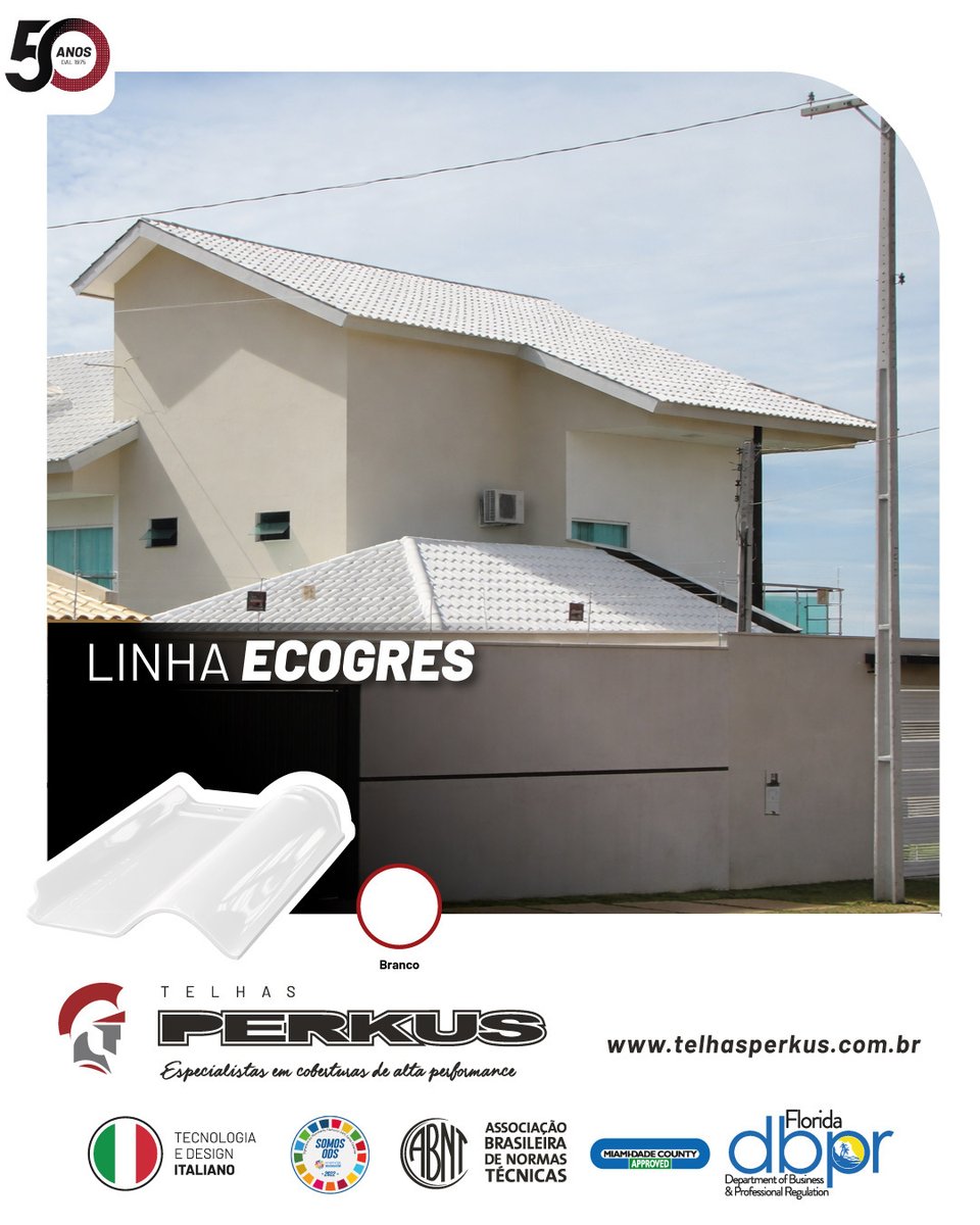TelhasPerkus's tweet photo. Escolher PERKUS é investir em conforto, segurança e valorização do imóvel. As telhas cerâmicas esmaltadas proporcionam excelente desempenho térmico, maior durabilidade e acabamento sofisticado que mantém a beleza ao longo dos anos. https://t.co/WJxDrs5M3l