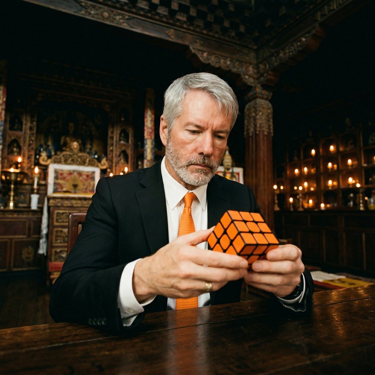 saylor's tweet image. Millions of possibilities. One solution. $BTC