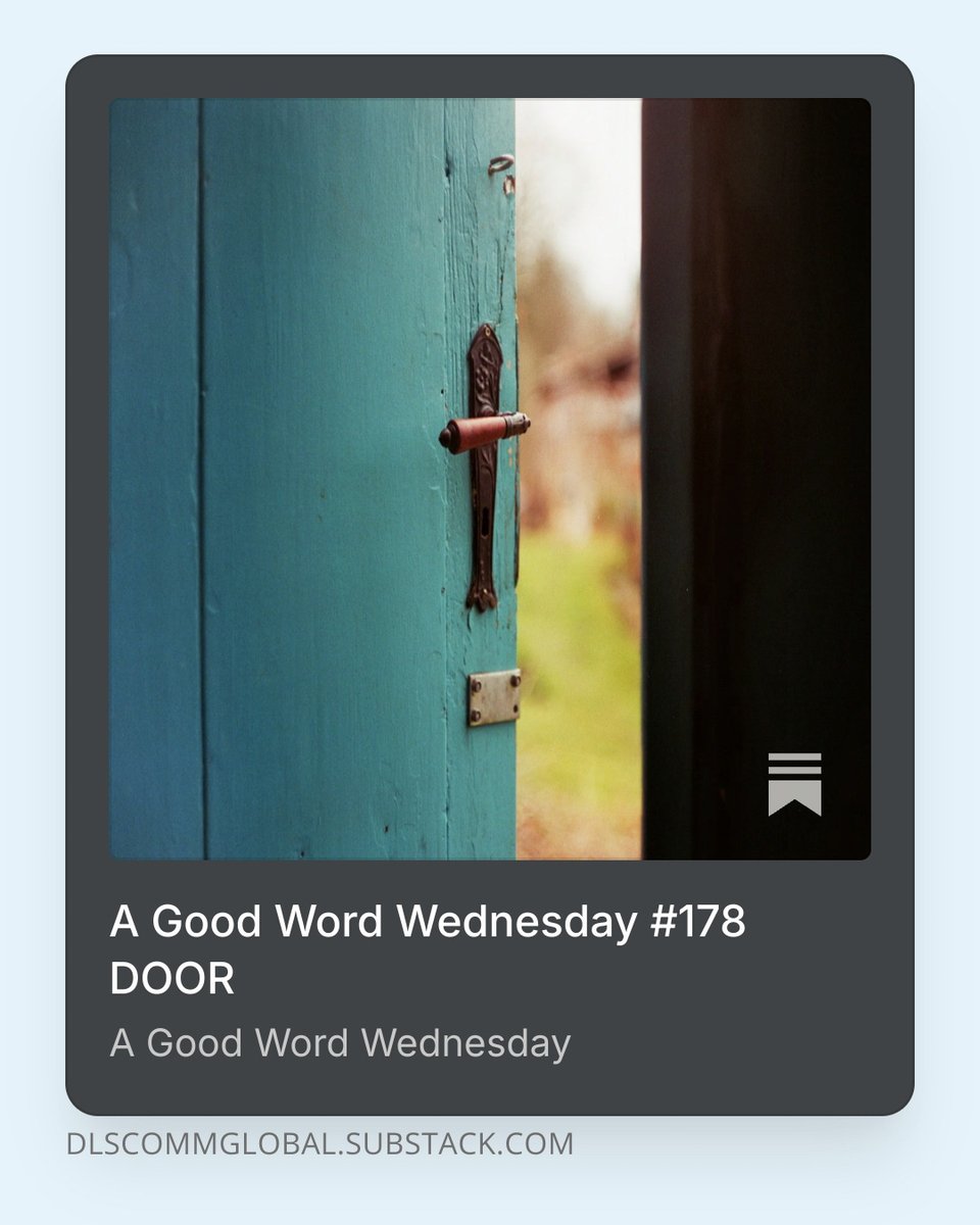 deannalsanders's tweet photo. What doors in your life would you like opened right now? DOOR. It's Your Good Word for Your Wednesday. https://t.co/zzvc2Lzkph https://t.co/FSkyFdBIHf