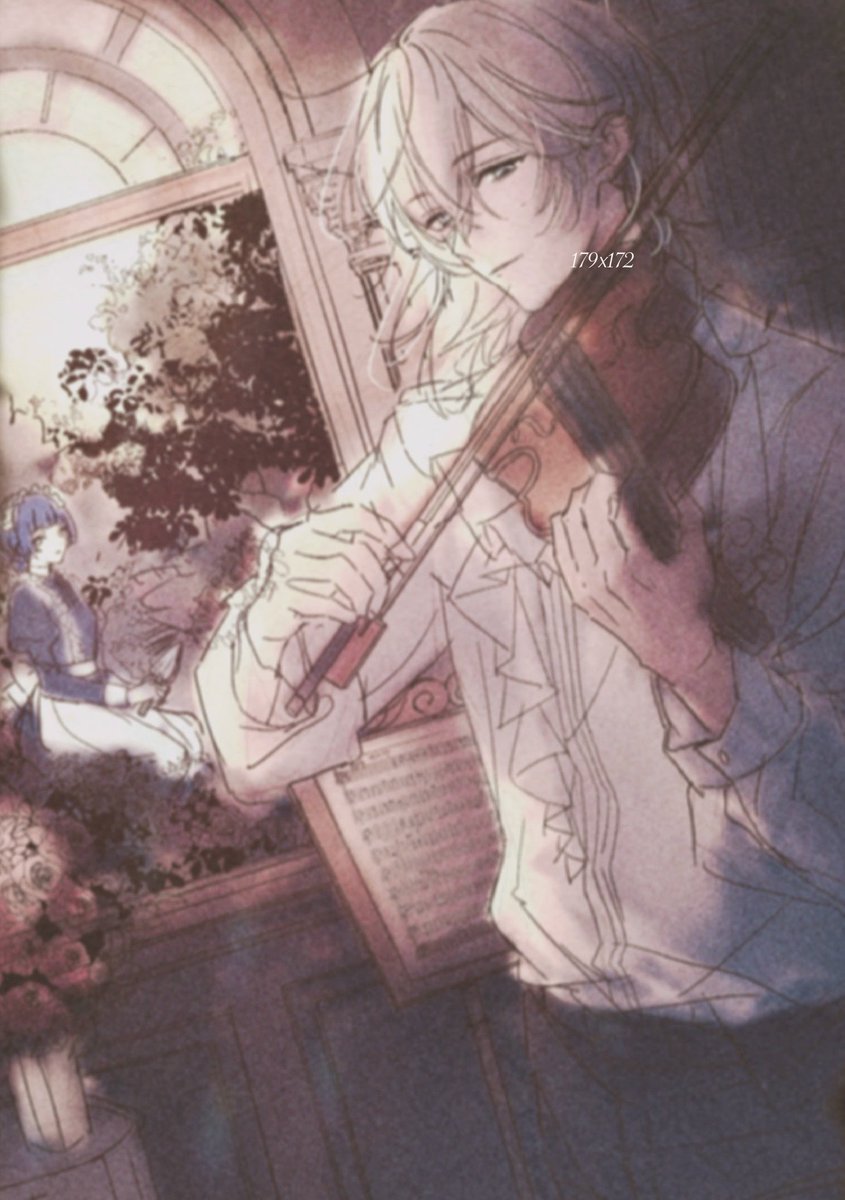 ⠀
⠀
ユリウスくんとレーネちゃん🎻ラフ
14話を読んでください。