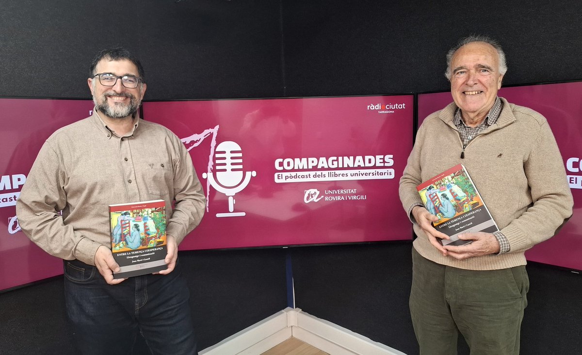 PublicacionsURV's tweet photo. 🗣️Joan Martí i Castell ens presenta al pòdcast #Compaginades un recull de 70 articles publicats al llarg de mig segle

📚'Entre la temença i l'esperança', un retrat de l'evolució del país i la llengua

https://t.co/DgHNo8xiVB https://t.co/hk7g0ZGo5D