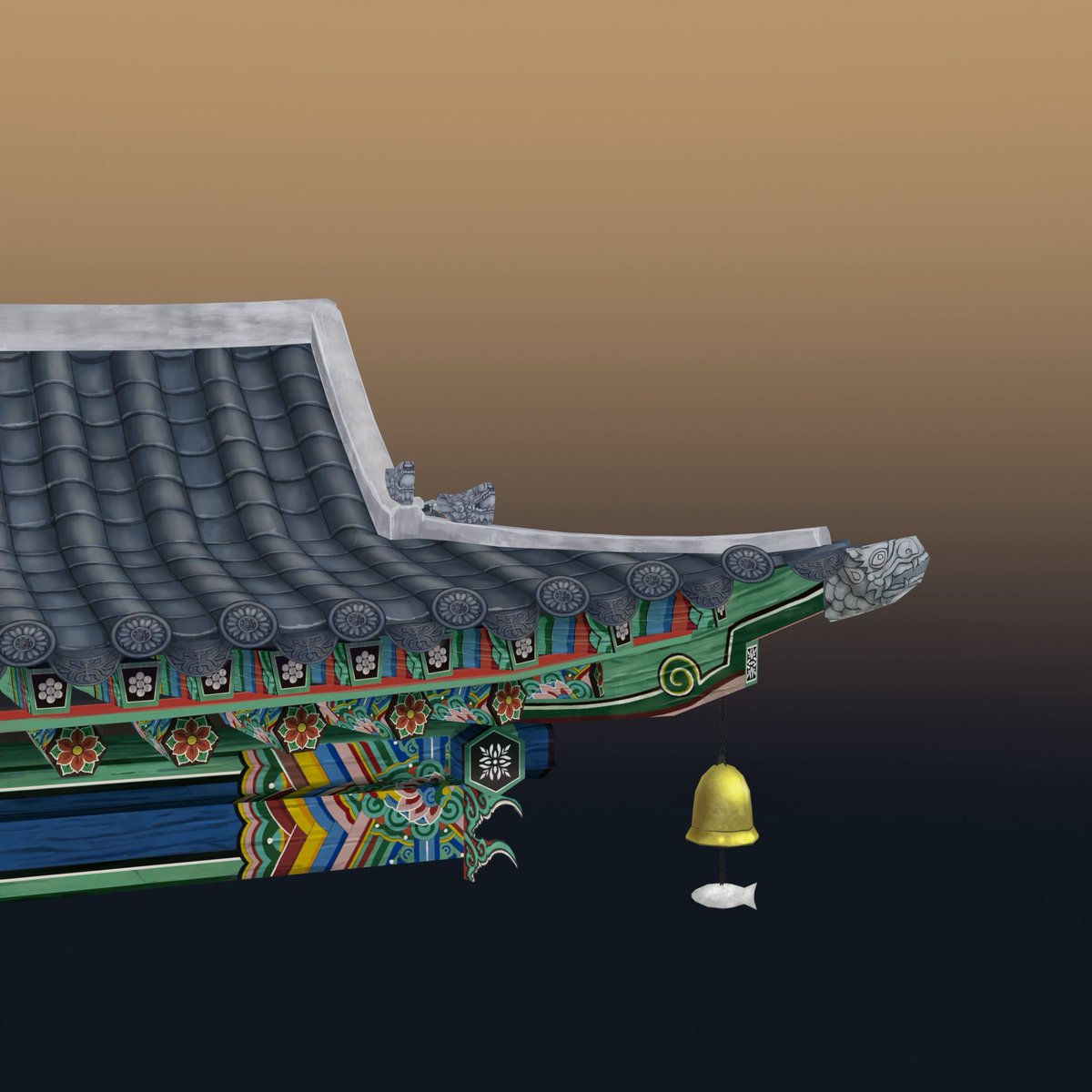Taerinnh's tweet image. Stylized Korean Cheoma

hand-painted textures capturing the traditional architecture. 🎨

#b3d #Handpainted #3Dart #Stylized #Gamedev #Lowpoly #3Dcg