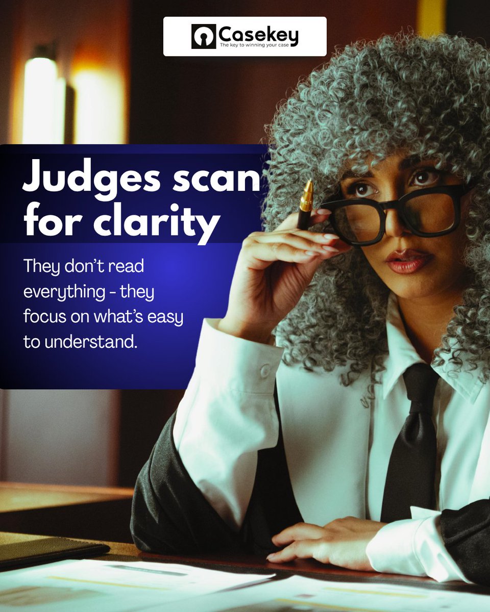 casekey_ai's tweet image. When your case is structured, consistent, and easy to navigate, it becomes easier to understand and harder to challenge. Clear organization helps your key points stand out and builds confidence in your argument.

#CourtroomReady #LegalClarity #CaseKey #CasePreparation