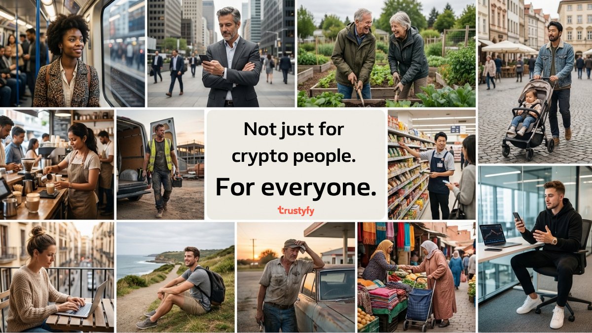 Crypto cards are having a moment.

Funny thing is, a lot of them still ask for the same old things:
Give up control,
Buy the token,
Hope it survives the next bear market.

Trustyfy was built differently.

Not to take custody.🔐
Not to make utility conditional.
Not to lock people