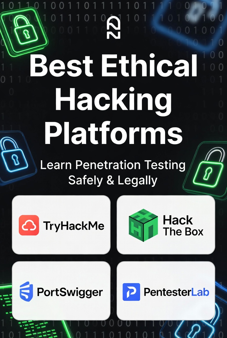 🚀 هل تبي تدخل عالم الـ Ethical Hacking والـ Penetration Testing؟

هذي أفضل المنصات اللي تقدر تتعلم وتمارس عليها بشكل آمن وقانوني:

🔹 TryHackMe → مثالية للمبتدئين (غرف تفاعلية)
🔹 Hack The Box → للمحترفين (ماشين حقيقية)
🔹 PortSwigger Web Security Academy → أفضل مكان لتعلم