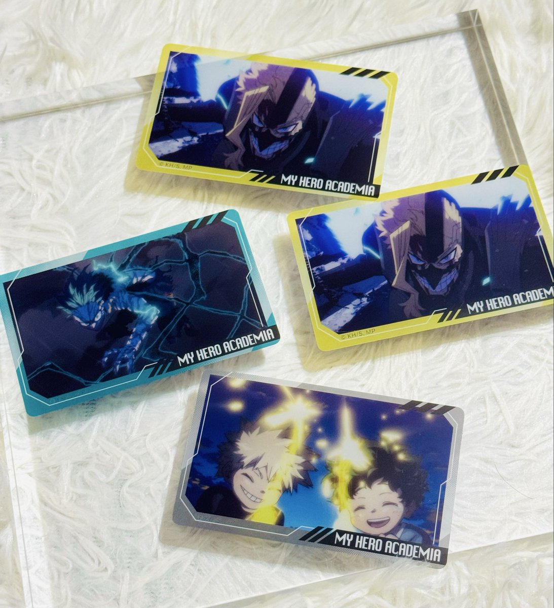 ffさんのツイート見てアニメイトへ🤩!!
アクスタとバラチャレした😳
アクスタ買えたしランダムは嬉しすぎた🧡💚
アーマードそれぞれに入ってたけどめちゃくちゃランダム封入なのかな？

#ヒロアカ #アニメジャパン