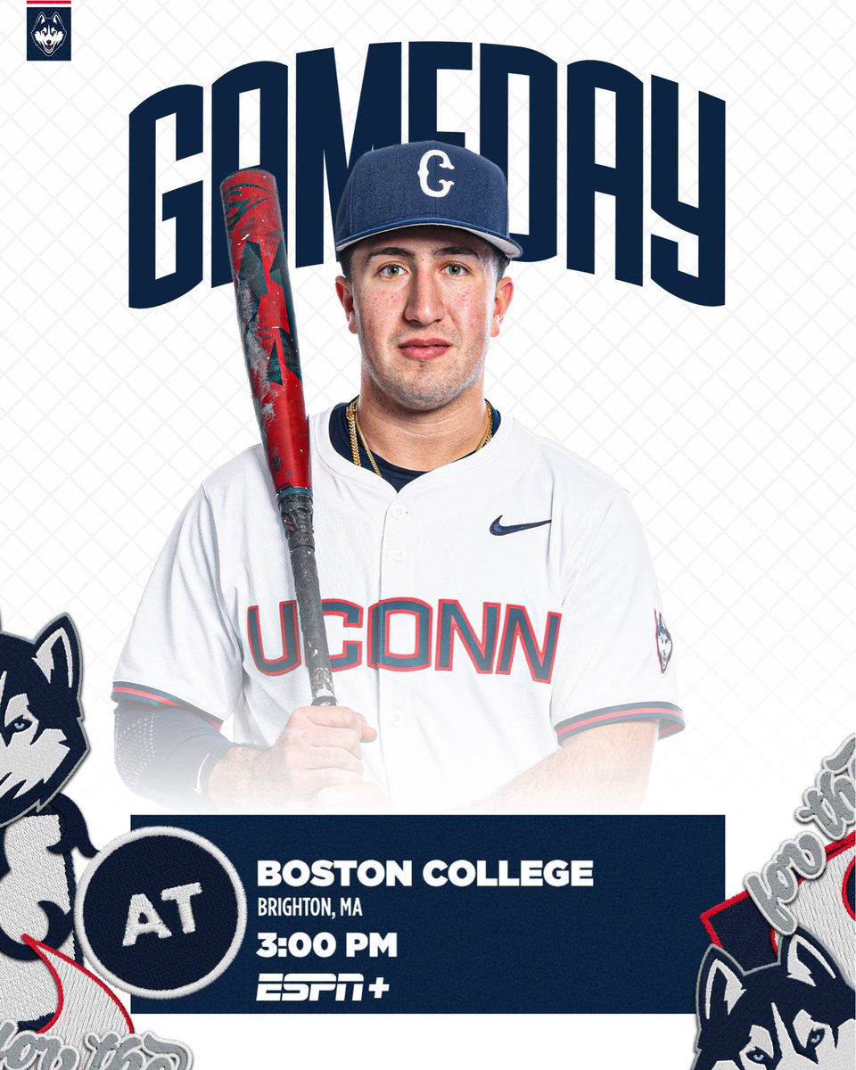UConnBSB's tweet photo. Game 3️⃣8️⃣

🆚 No. 24 Boston College
📍 Harrington Athletics Village
⏰ 3 PM
📺 ESPN+
📻 MIXLR https://t.co/qa1LhI6I5H
