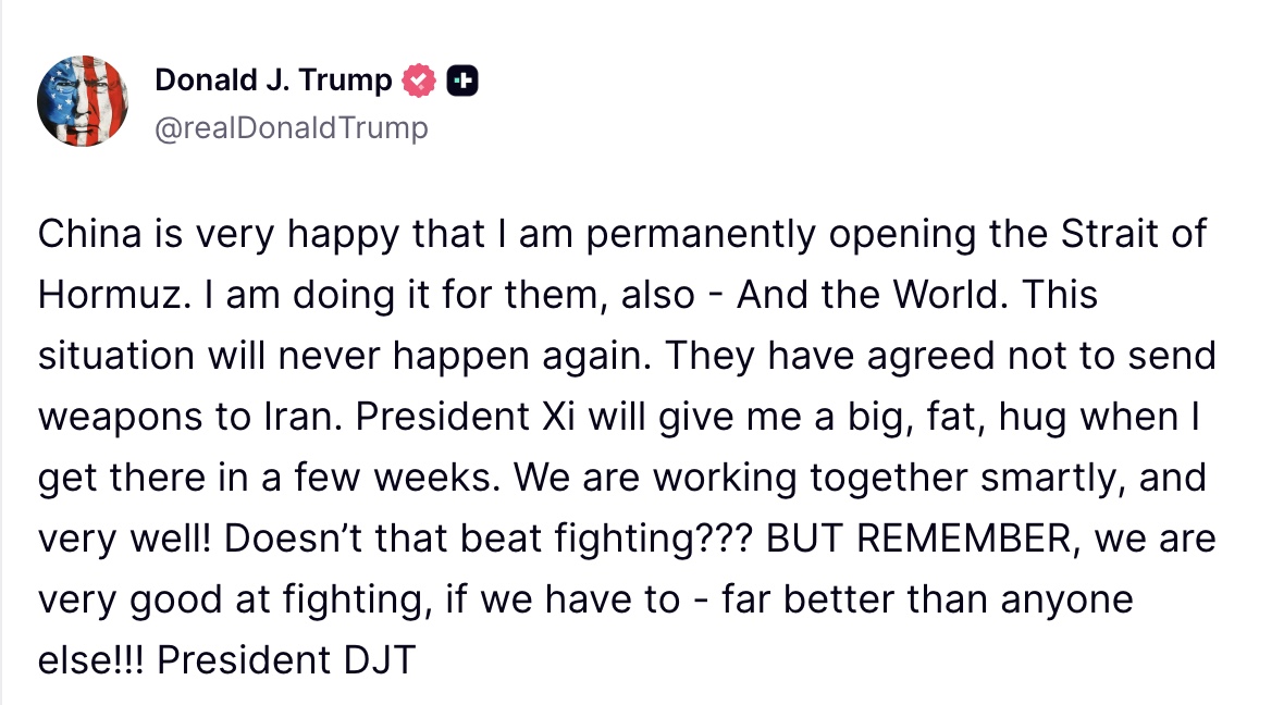 Donald J Trump Posts TruthSocial tweet media