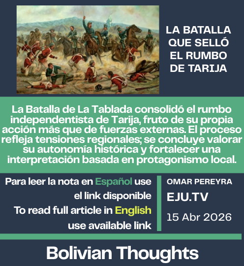 bolivianthought's tweet image. La Tablada: The Battle That Sealed Tarija’s Course 
bolivianthoughts.com/2026/04/15/la-…

#Tarija #LaTablada #Independencia #HistoriaBoliviana #eustaquiomendez