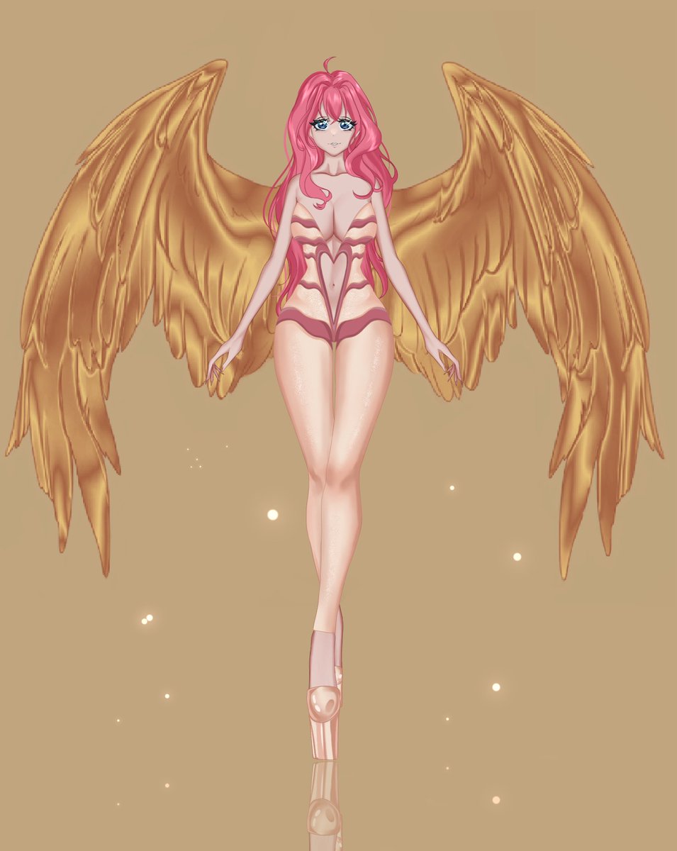 CHODesignref's tweet image. Gold Angel 🪽
#artmoots #commission #skeb