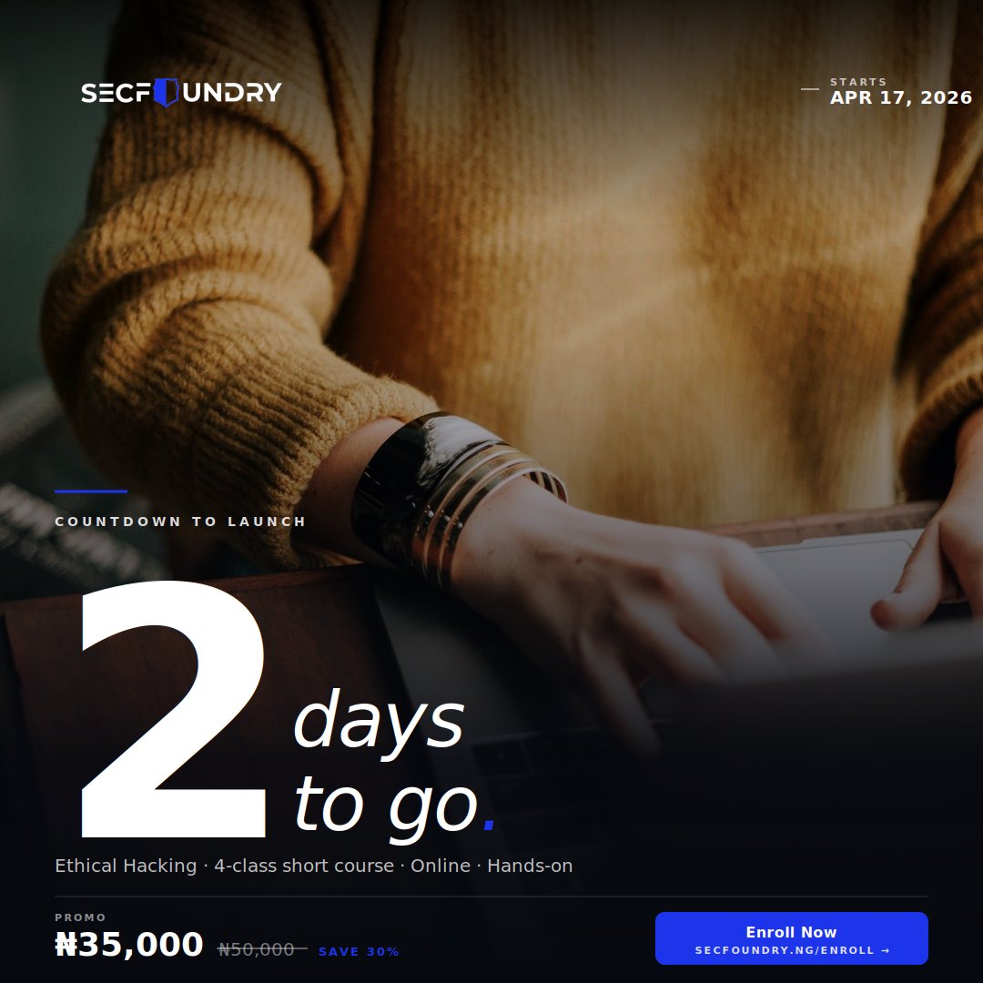 SecFoundry tweet media