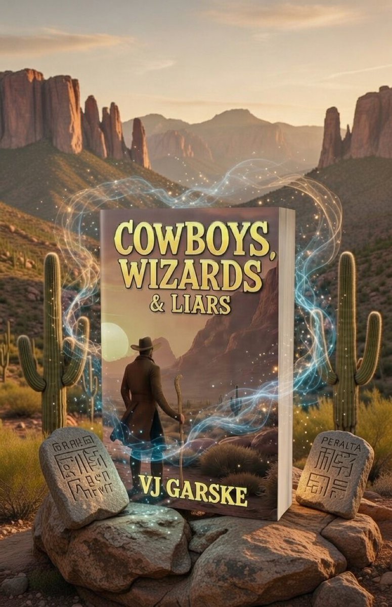 GarskeMy's tweet image. Cowboys, Wizards, &amp;amp; Liars

A wizard-turned-PI loses his powers when transported to 1880s Arizona, where he investigates a missing woman, a ghost's murder, and a mysterious land claim while uncovering dangerous lies.

amazon.com/dp/B0GLPJNJN5

#moms #BookRecommendation