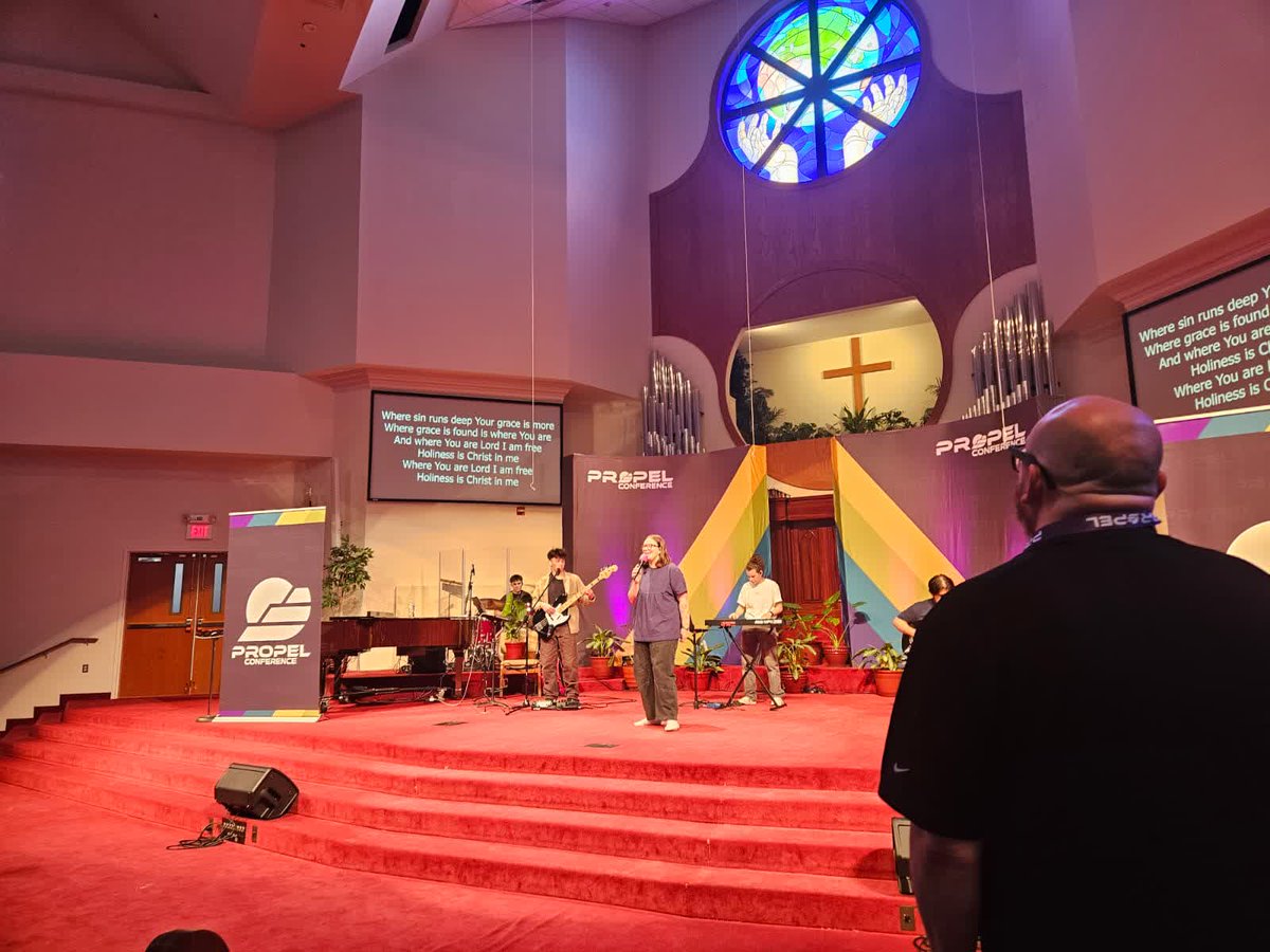 It's day four and the final day of #PropelConference.

The sessions have been powerful, but there's something about worship that shifts everything.

In those moments, it's not about the stage or the schedule… just hearts aligned, voices lifted, and a reminder of God's presen....