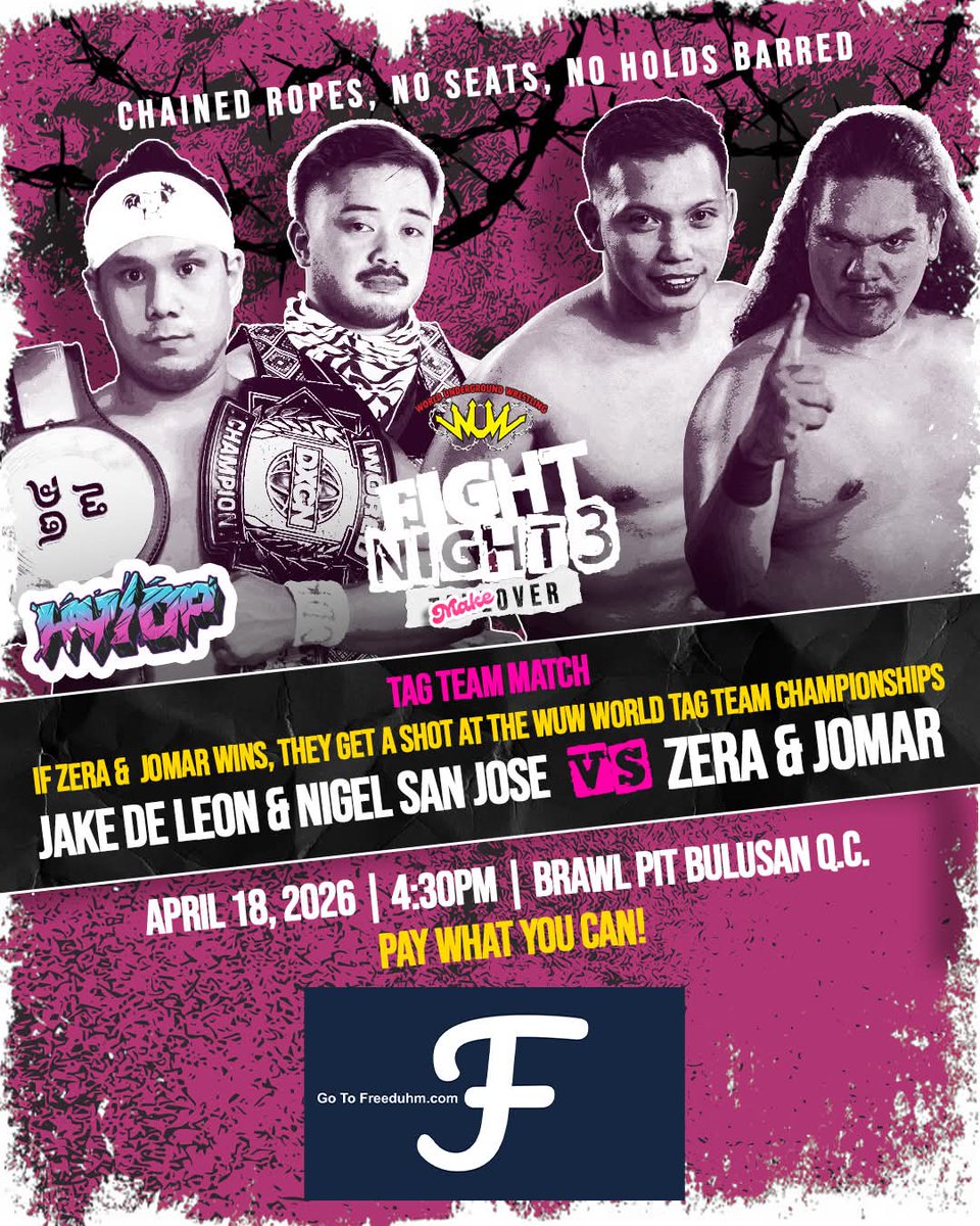 World Underground Wrestling - Philippines tweet media