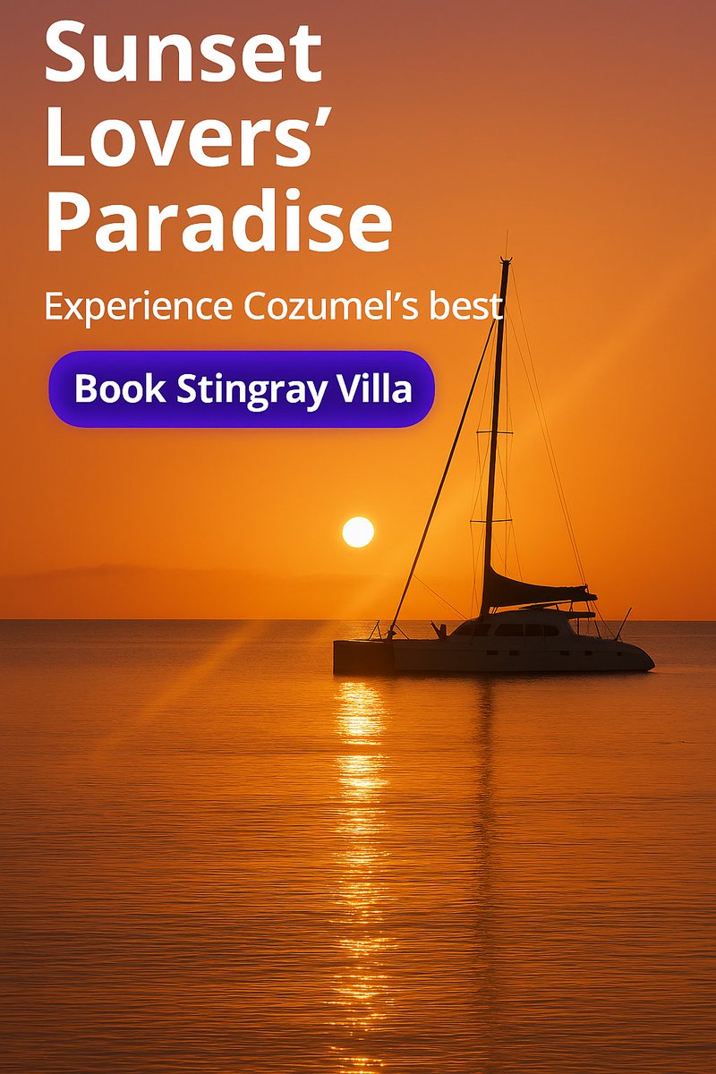 🔥 Calling All Sunset Lovers… This Is Your Paradise

Cozumel isn’t just a place—it’s where sunsets turn into unforgettable memories 🌴🌅

Don’t wait for “someday”…
👉 Start planning your Cozumel getaway today!

#SunsetChasers #CozumelLife #IslandVibes