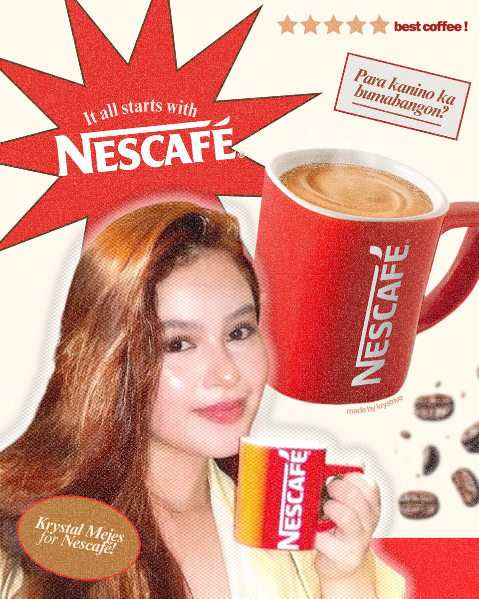 para kay tala bumabangon, lagi’t lagi ☆

KRYSTAL FOR NESCAFE
#KRYSTALxNescafePH
<a href="/NescafePH/">NESCAFÉ Philippines</a> | <a href="/krystamejesz/">Krystal Mejes</a>