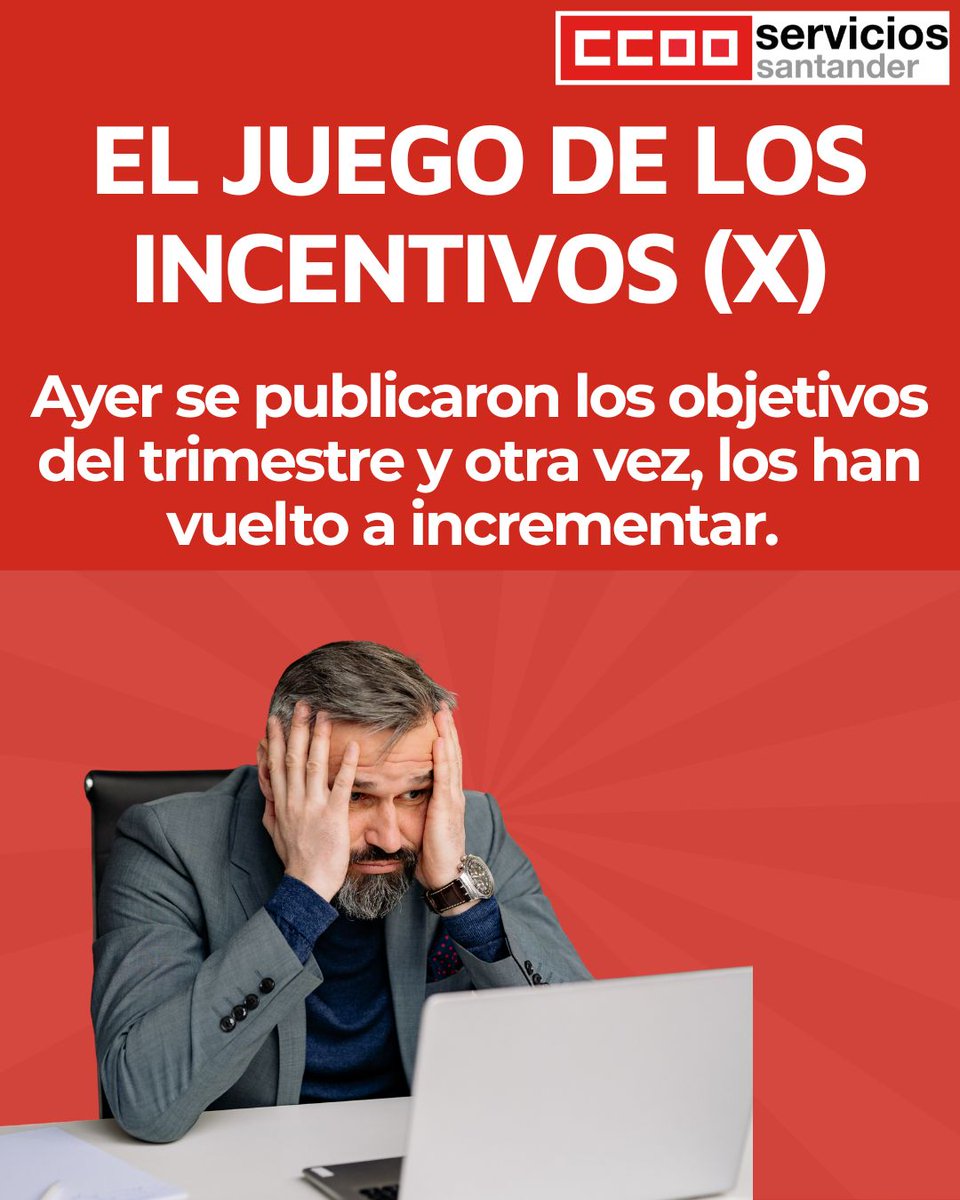 CCOO Banco Santander tweet media