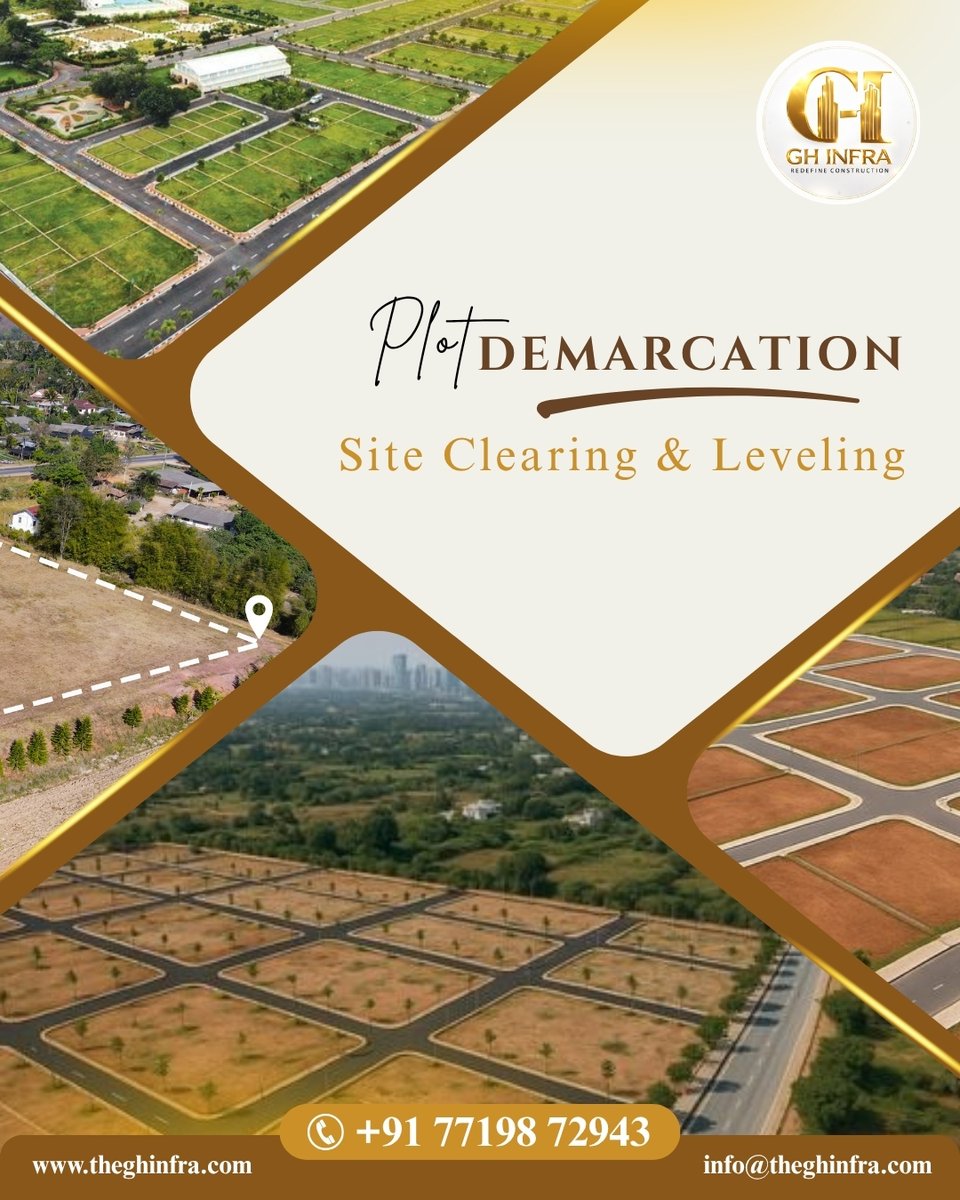 Humayun_Ghinfra's tweet image. Before building anything, define everything.
.
Wrong demarcation = future disputes + loss
.
We ensure clear layout, proper leveling, and a strong start to your project.
.
.
#PlotDemarcation #RealEstateIndia #Construction