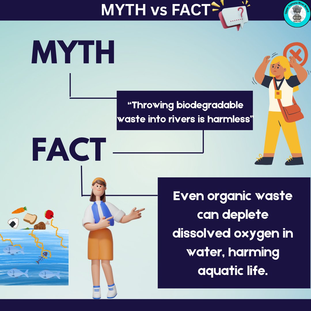 DowrUyrb's tweet photo. Protecting our rivers starts with awareness.
Even organic waste contributes to water pollution by reducing oxygen levels, affecting aquatic life.
Choose sustainable practices for a healthier future.

#DidYouKnow #ThinkBeforeYouThrow #SaveOurRivers #GoGreen #NatureMatters https://t.co/yfktQD0r2L