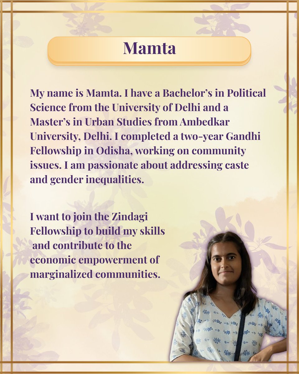 ProjectMukti's tweet photo. Meet the Fellows of the Zindagi Fellowship 2026 ✨

We’re excited to introduce the cohort of Job Readiness Fellows who are beginning their journey with us. Each fellow brings unique experiences and a strong commitment to building meaningful careers.
#Zindagifellowship #community https://t.co/0A0t8RVOW1